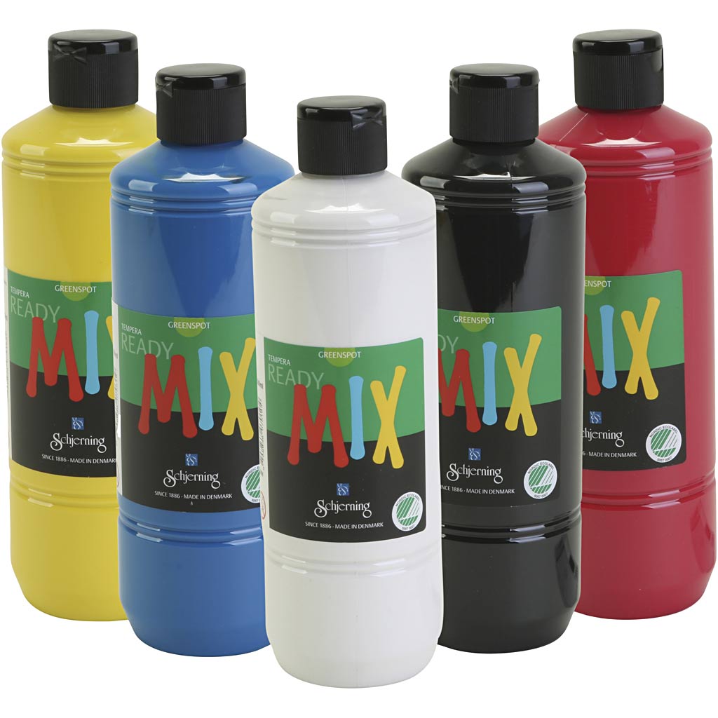 Peinture pour affiches Schjerning greenspot, mate, différentes couleurs, 5x500 ml 1 boîte