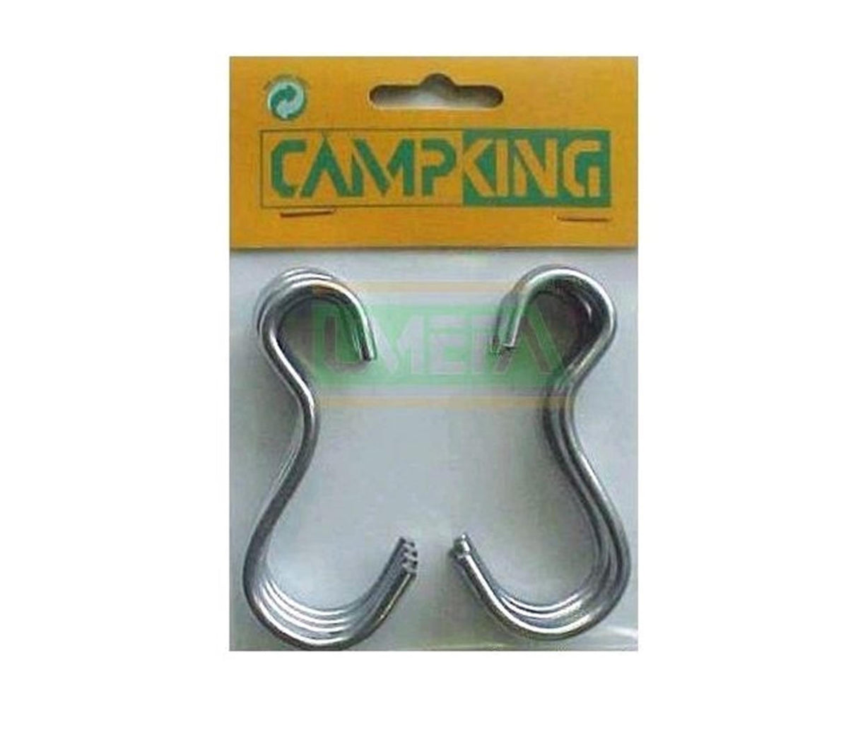 Campingking umefa crochet de suspension sac en acier de 10 pcs