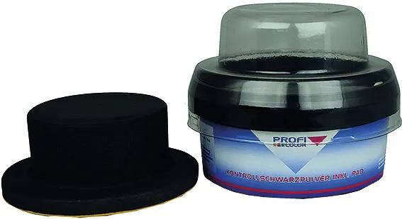 Profi color profi color control poudre contrôle poudre noire 100gr. y compris tampons