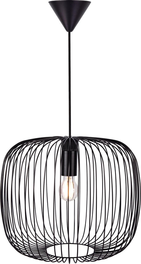 Nordlux beroni 40-suspension-e27-métal-noir