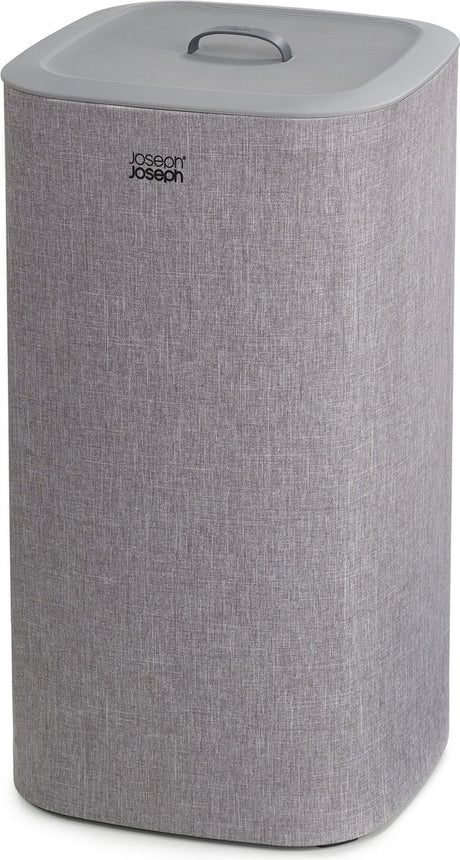 Joseph joseph panier à linge tota - 2 compartiments - tri du linge - 60 litres - gris