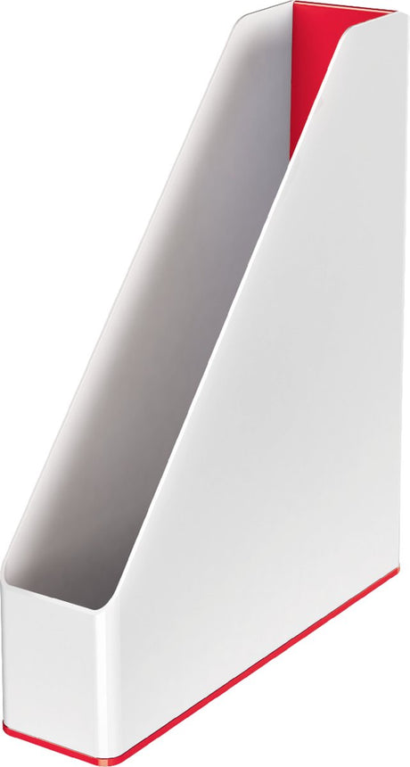 Leitz wow tijdschriftencassette - rood wit