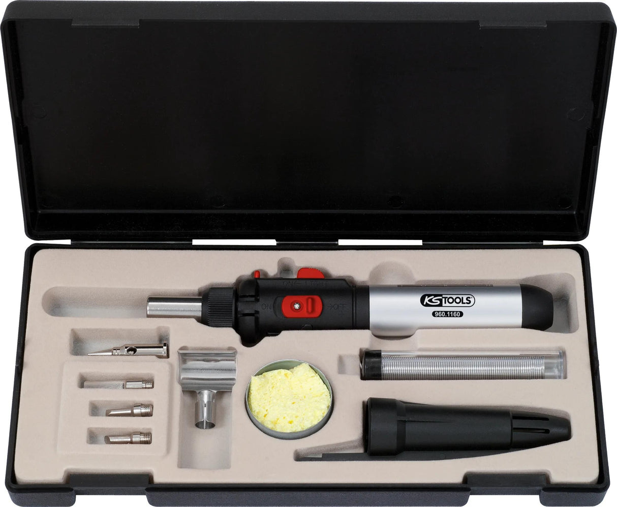 Ks tools ks-tools kit de soudage au gaz mini-loet set 9 pièces.