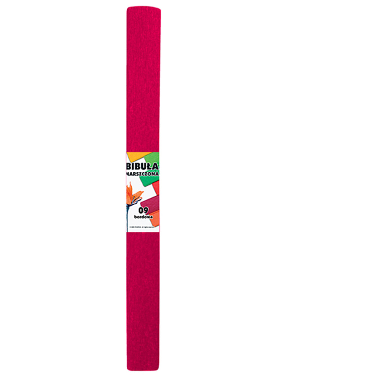 Papier crépon bordeaux