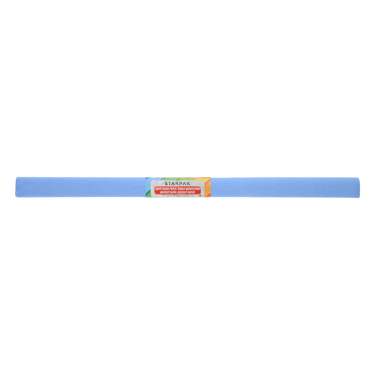 Papier crépon bleu clair