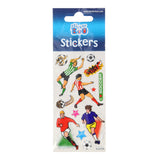 Feuille d'autocollants de football