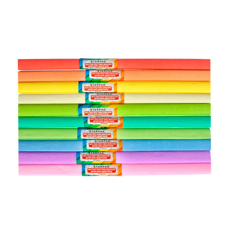 Pastel en papier crépon, 10 pcs.