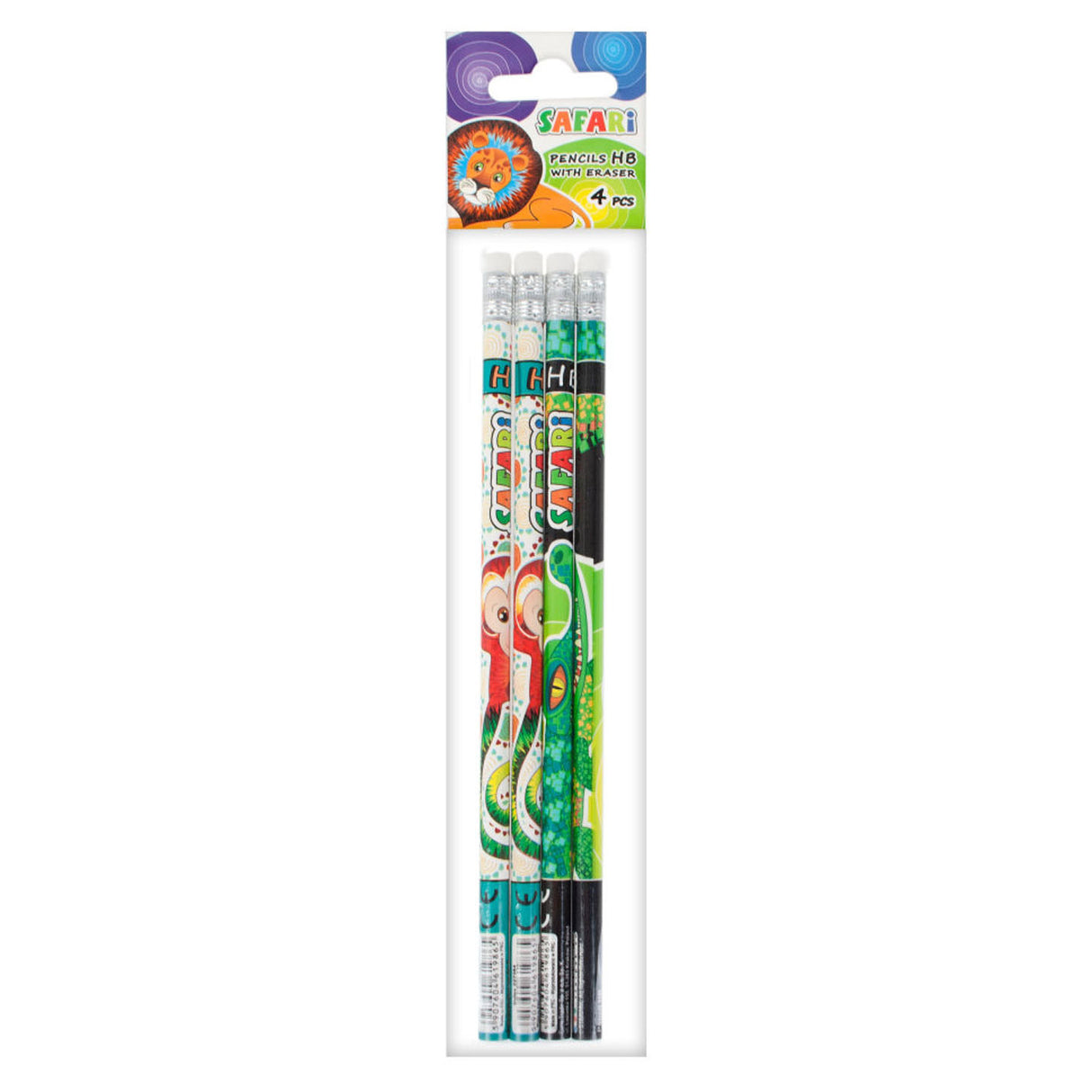 Crayons safari, 4 pcs.