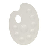 Palette de peinture blanche 9 compartiments