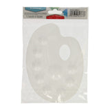 Palette de peinture blanche 9 compartiments
