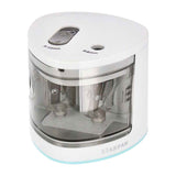 Taille-crayon électrique double, blanc