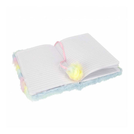 Carnet peluche lapin pastel