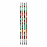 Crayon HB avec gomme skate dino, 4 pcs.