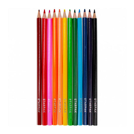 Crayons 12 couleurs ballerine