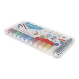 Crayons rotatifs doux et soyeux, 12 couleurs