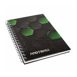 Cahier à spirale football, a5