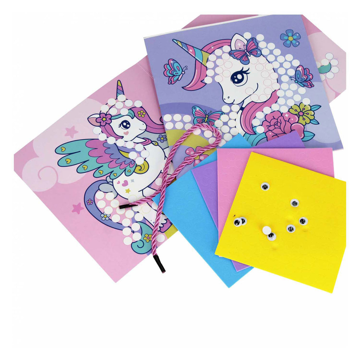 Set d'autocollants mosaïque, 4 feuilles