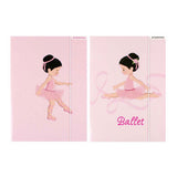 Dossier avec élastique A4 ballet