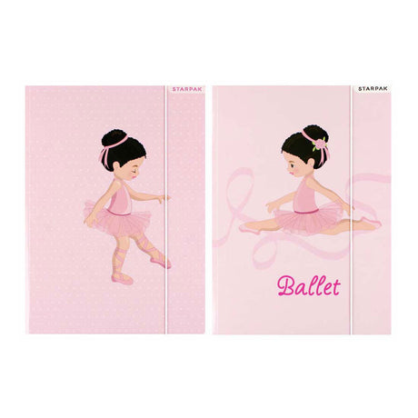 Dossier avec élastique A4 ballet