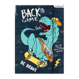 Dossier avec élastique A4 skate dino