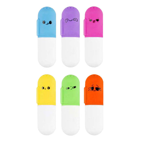 Mini surligneurs parfumés, mélange de couleurs, 48 ​​pièces.