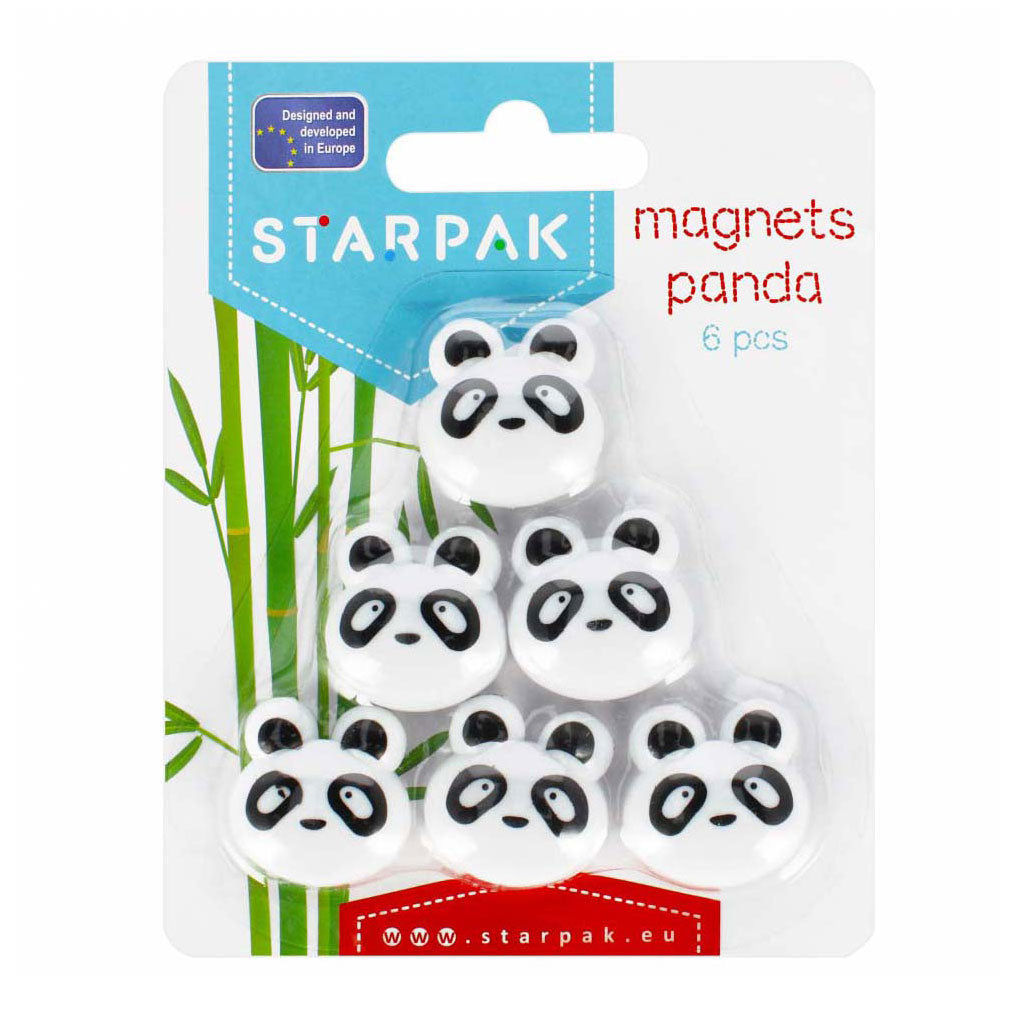 Aimants panda, 6 pcs.