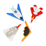 Gomme avion puzzle 3d, 4 pcs.