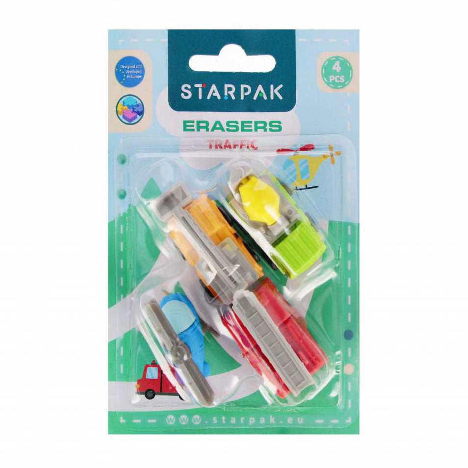 Gommes trafic puzzle 3d, 4pcs.