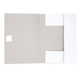 Dossier blanc avec bande A4