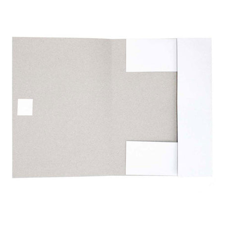 Dossier blanc avec bande A4