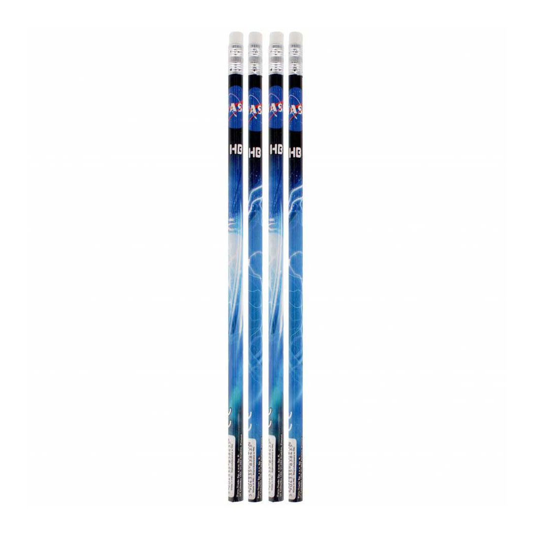Crayons avec espace pour gomme, 48 pièces