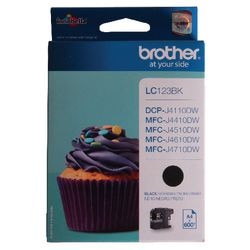 Cartouche d'encre brother lc-123bk noire