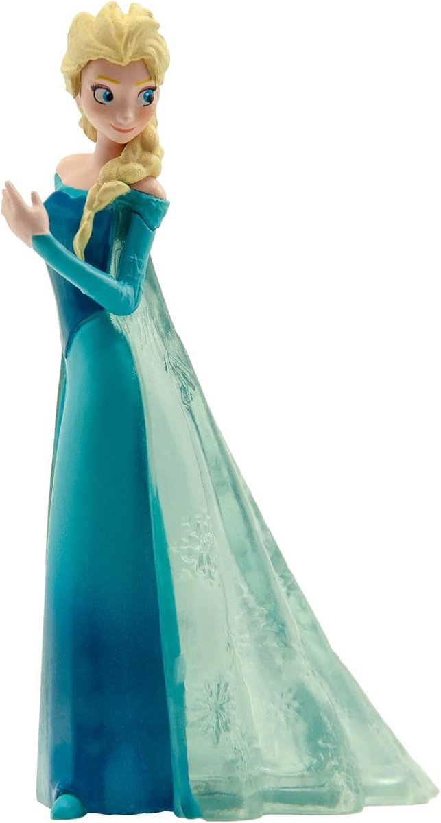 Bullyland 12961 – figurine de jeu et figurine de collection Elsa de Frozen – env. 11 cm – Design réaliste et détaillé – Idéal comme figurine de gâteau et petit cadeau pour les enfants à partir de 3 ans.