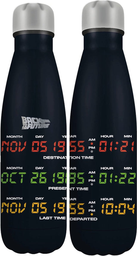 Half Moon Bay retour vers le futur - bouteille d'eau en métal 500ml