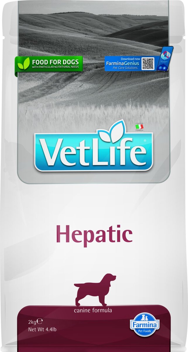 Farmina vetlife hépatique - nourriture pour chien - 2 kg