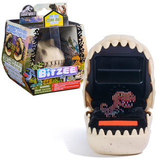 Bitzee - jouet dinosaure interactif Jurassic World avec 25 dinosaures - réagit au toucher, les modules peuvent se connecter et communiquer
