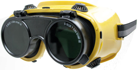 Wks – lunettes de soudage, lunettes de sécurité amigo, hautes pliables, din5