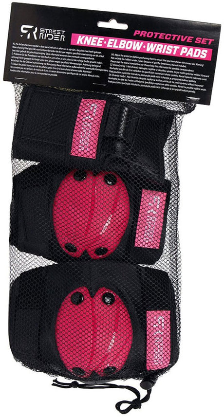 Set Rider Protective Set M - Pink, 6dlg.