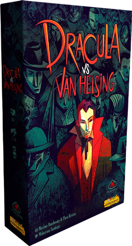 Jeux Geronimo - Dracula vs Van Helsing - jeu stratégique - 2 joueurs - à partir de 10 ans