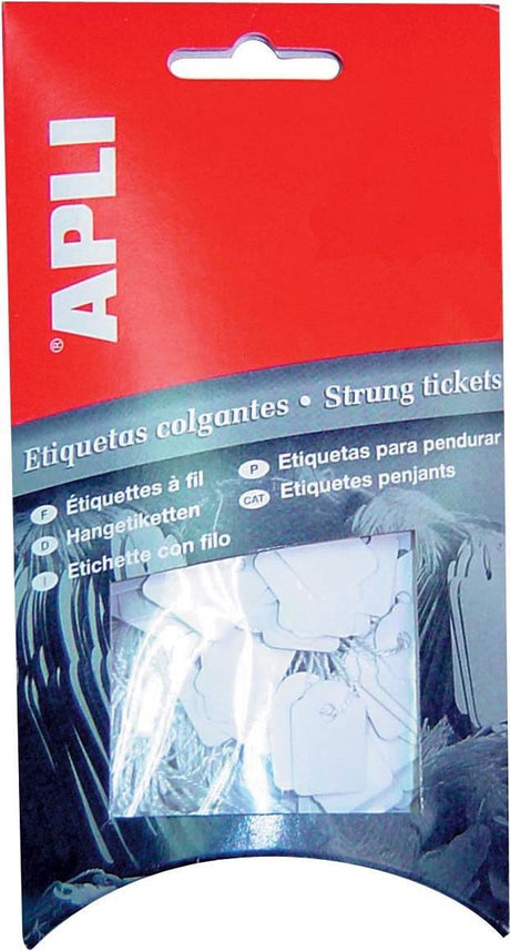 Étiquettes en fil Apli pi 11 x 29 mm (l x h) (7006) | caisse de 200 pièces