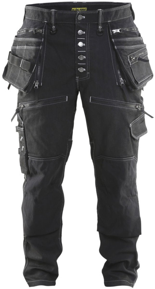 Blåkläder blaklader baggy denim stretch x1900 1999-1141 - noir - d84