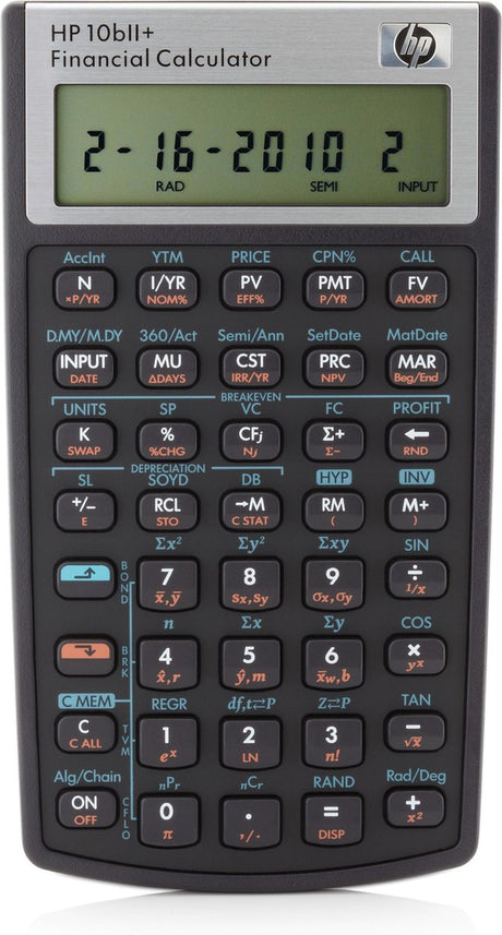 Calculatrice financière HP 10bii+