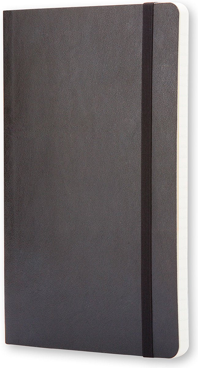 Carnet classique Moleskine - grand - couverture souple - ligné - noir