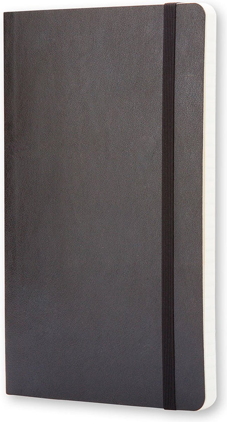 Carnet classique Moleskine - grand - couverture souple - ligné - noir