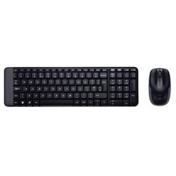 Ensemble de bureau sans fil combo mk220 logitech usb2.0 clavier souris récepteur usb