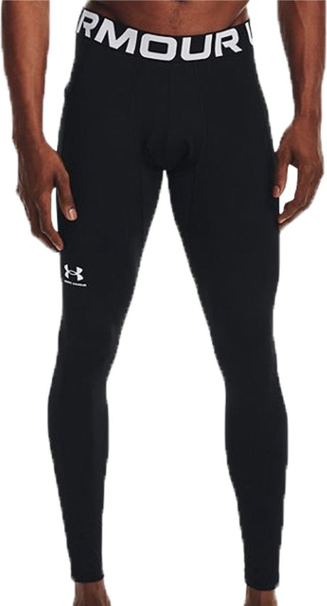 Under Armour UA CG Armour Leggings Legging de sport pour hommes - Noir - Blanc