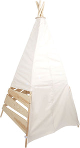 Petit pied - tente tipi en bois extérieur