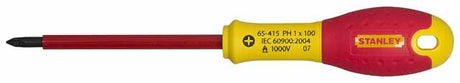 Stanley outils à main tournevis fatmax phillips vde ph0 x 75mm - 0-65-414