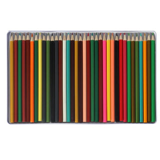 Crayons de couleur Grafix en boîte métallique, 36 pcs.