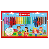 Stabilo cappi - feutre - lot de 24 pièces
